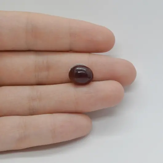 Cabochon Granat Hessonit 11x9x5mm C194