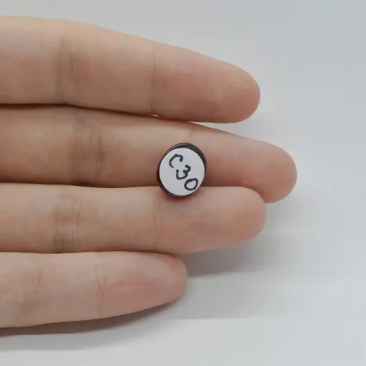 Cabochon Granat Hessonit 12x10x6mm C30, imagine 2