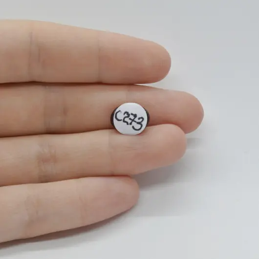 Cabochon Granat Hessonit 12x9x4mm C273, imagine 2