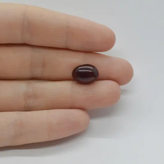 Cabochon Granat Hessonit 12x9x4mm C285