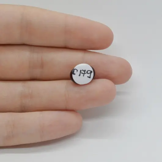 Cabochon Granat Hessonit 12x9x5mm C179, imagine 2