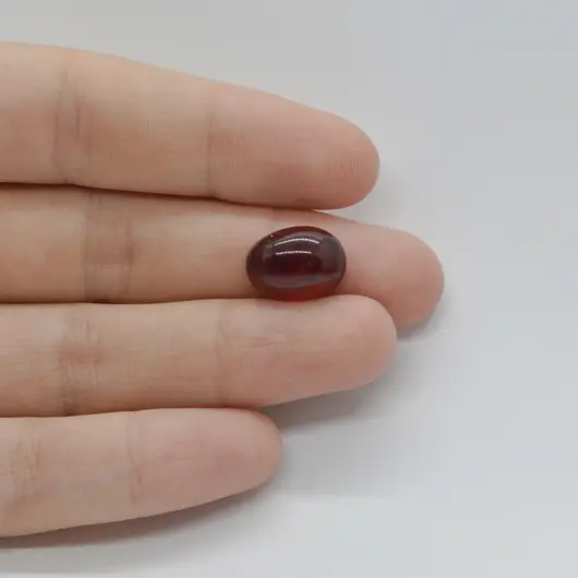 Cabochon Granat Hessonit 13x10x5mm C237