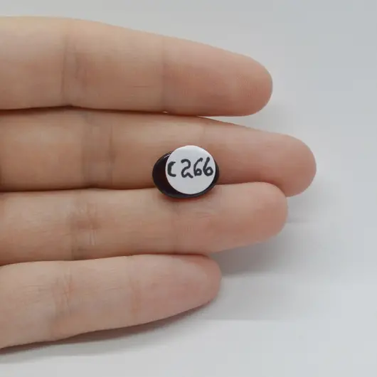 Cabochon Granat Hessonit 13x10x5mm C266, imagine 2