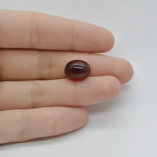 Cabochon Granat Hessonit 13x10x6mm C220