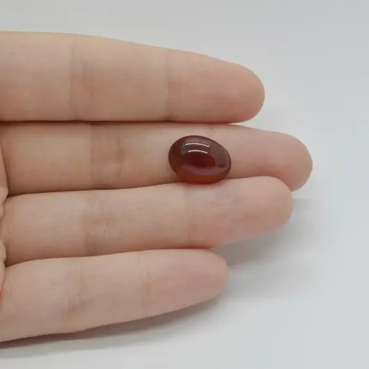 Cabochon Granat Hessonit 14x10x5mm C158