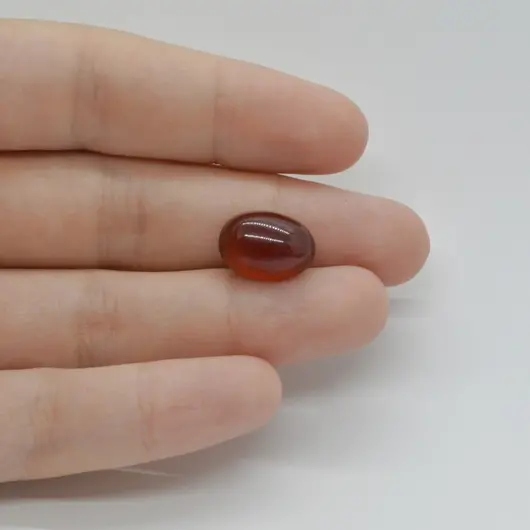 Cabochon Granat Hessonit 14x10x5mm C211