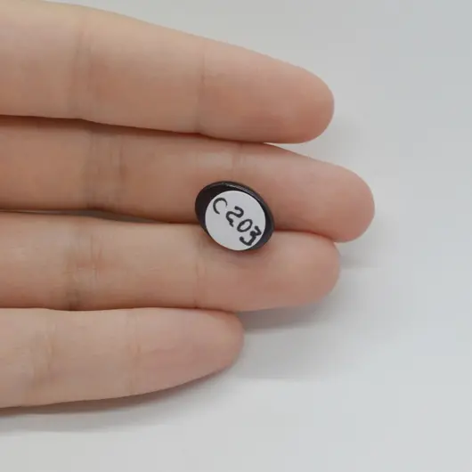Cabochon Granat Hessonit 14x11x6mm C203, imagine 2