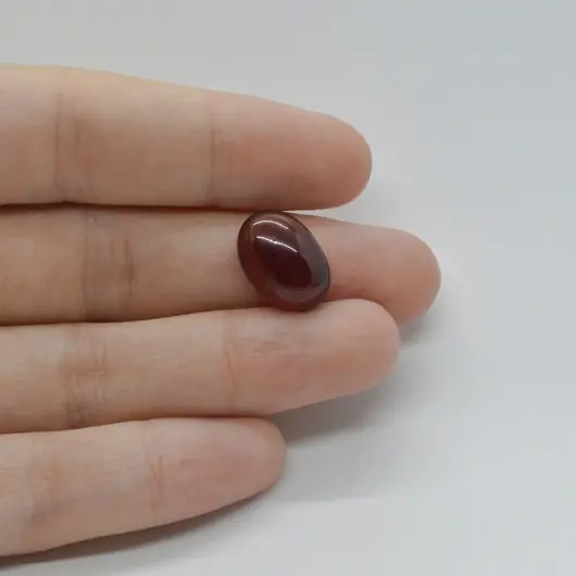 Cabochon Granat Hessonit 15x10x5mm C67