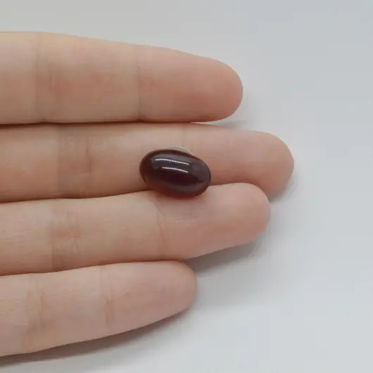 Cabochon Granat Hessonit 15x10x6mm C98