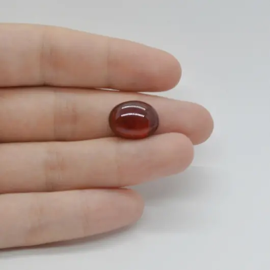 Cabochon Granat Hessonit 15x11x5mm C120