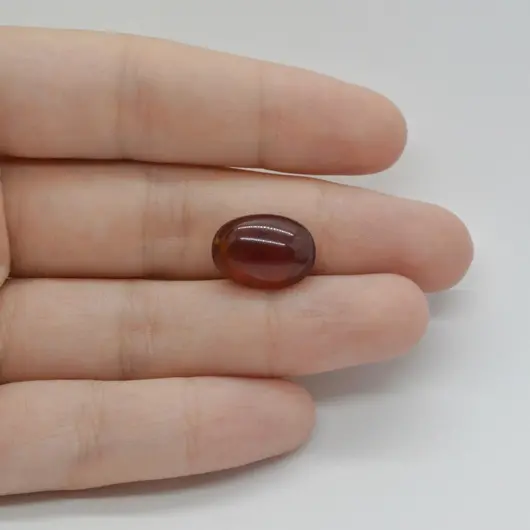 Cabochon Granat Hessonit 15x11x5mm C204