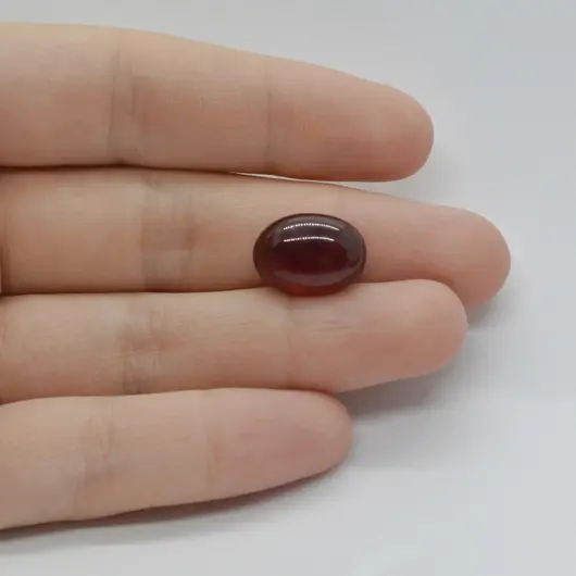 Cabochon Granat Hessonit 15x11x5mm C264