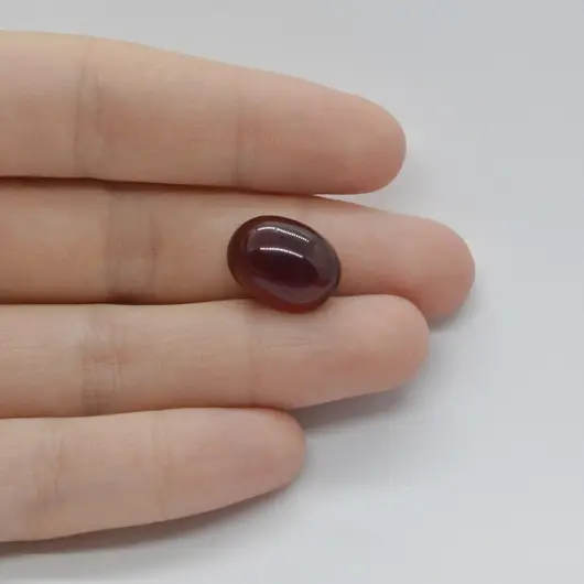 Cabochon Granat Hessonit 15x11x6mm C244