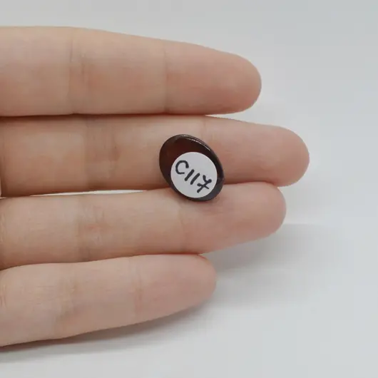 Cabochon Granat Hessonit 15x12x6mm C117, imagine 2