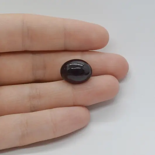 Cabochon Granat Hessonit 15x12x7mm C234