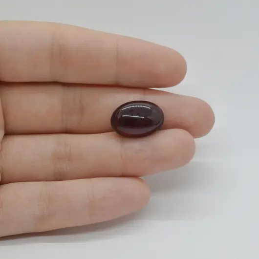 Cabochon Granat Hessonit 16x11x6mm C118