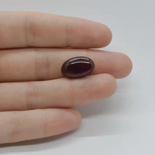 Cabochon Granat Hessonit 17x11x4mm C21