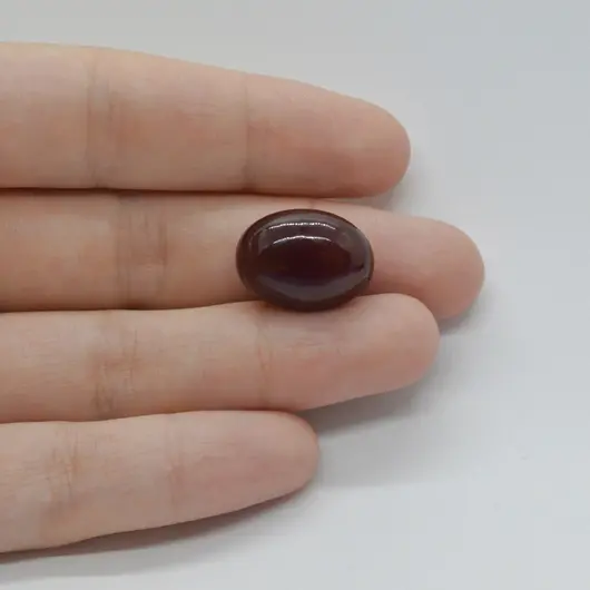 Cabochon Granat Hessonit 18x13x8mm C107