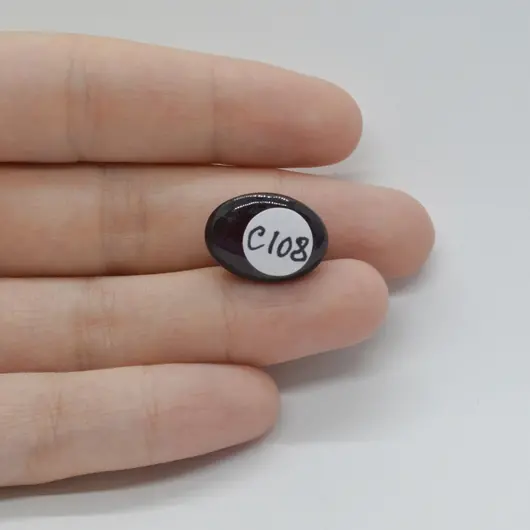 Cabochon Granat Hessonit 18x13x8mm C108, imagine 2
