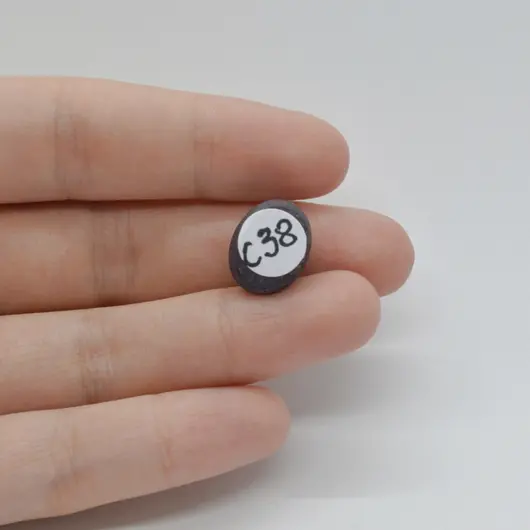 Cabochon Granat Stelar 14x11x8mm C38, imagine 2