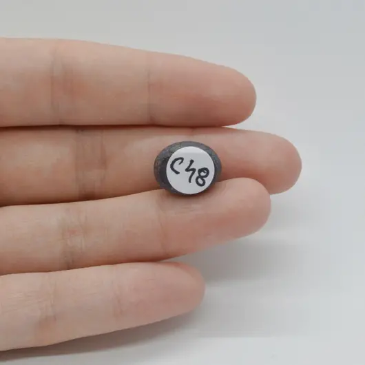 Cabochon Granat Stelar 14x11x9mm C48, imagine 2