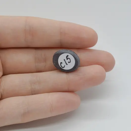 Cabochon Granat Stelar 16x13x10mm C15, imagine 2