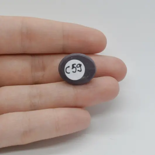 Cabochon Granat Stelar 18x15x10mm C59, imagine 2