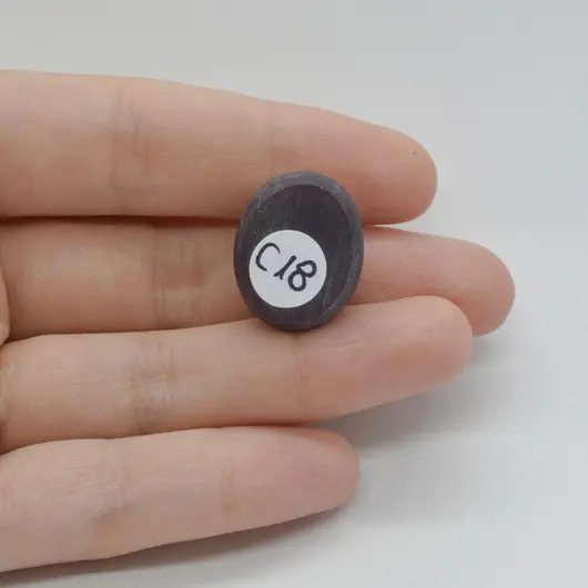 Cabochon Granat Stelar 21x17x12mm C18, imagine 2