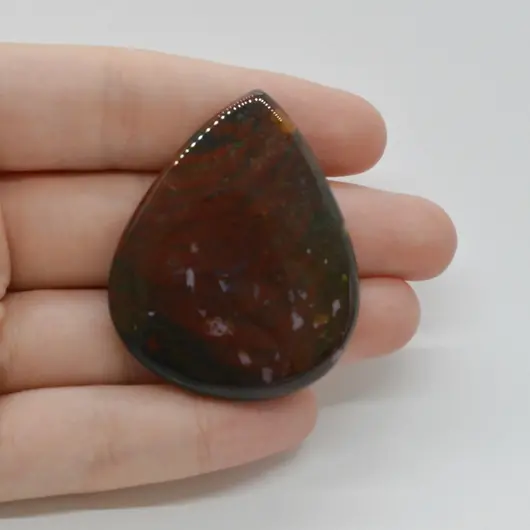 Cabochon Heliotrop 46x37x5mm C22