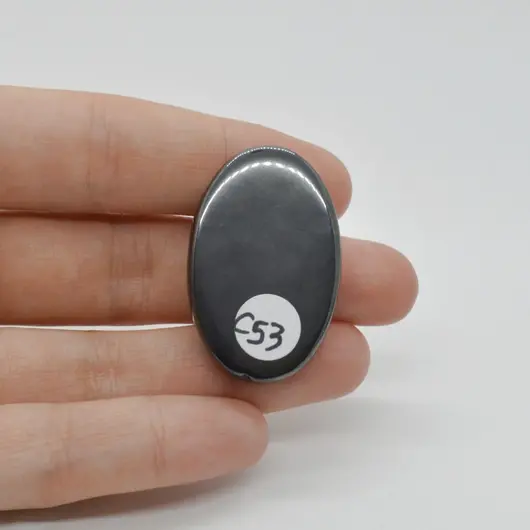 Cabochon Hematit 36x24x8mm C53, imagine 2