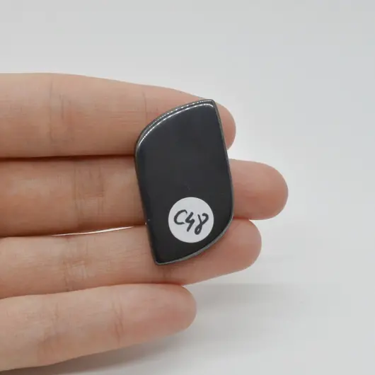 Cabochon Hematit 38x21x6mm C48, imagine 2