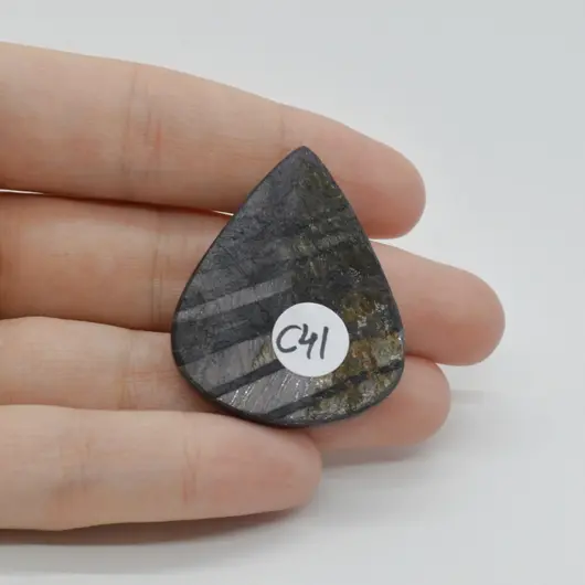 Cabochon Hipersten 38x31x5mm C41, imagine 2