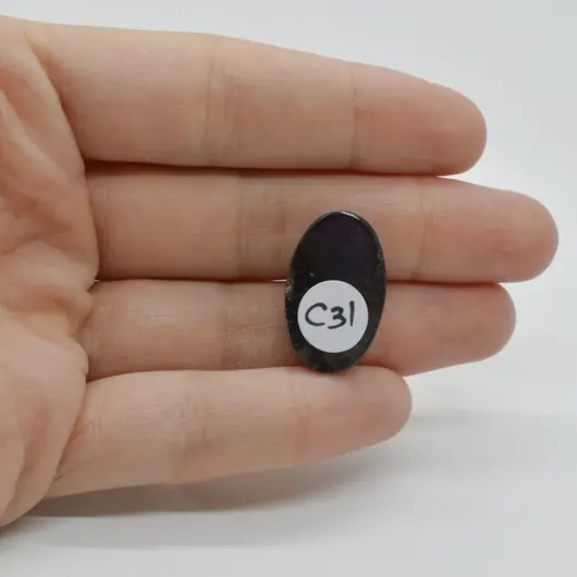 Cabochon Iolith Sun Stone 23x14x6mm C31, imagine 2