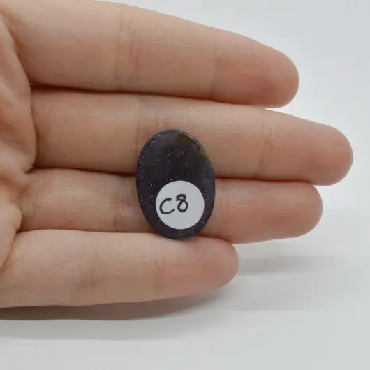 Cabochon Iolith Sun Stone 23x16x4mm C8, imagine 2