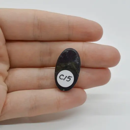 Cabochon Iolith Sun Stone 26x15x6mm C15, imagine 2