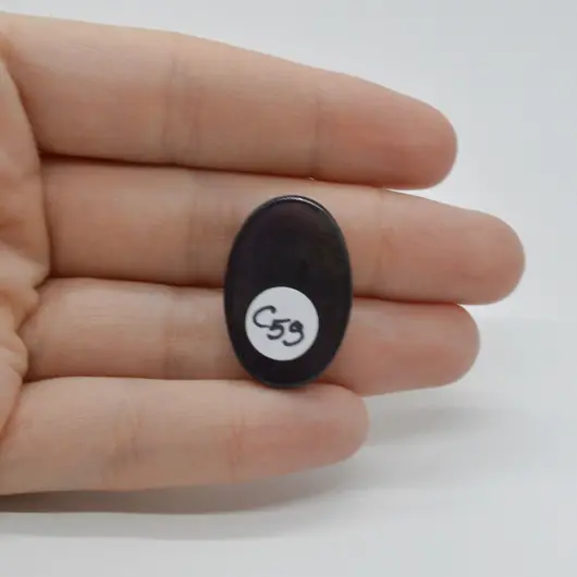 Cabochon Iolith Sun Stone 27x18x5mm C59, imagine 2