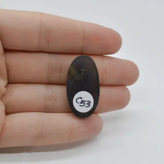 Cabochon Iolith Sun Stone 30x16x6mm C53, imagine 2