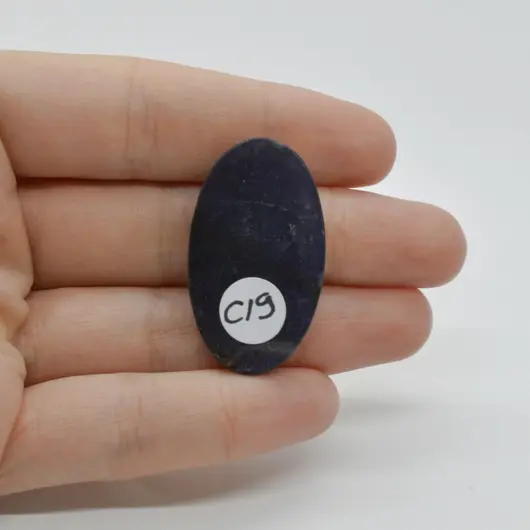 Cabochon Iolith Sun Stone 36x21x6mm C19, imagine 2