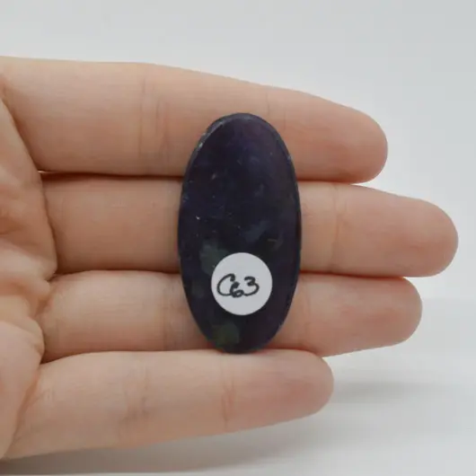 Cabochon Iolith Sun Stone 39x20x6mm C63, imagine 2