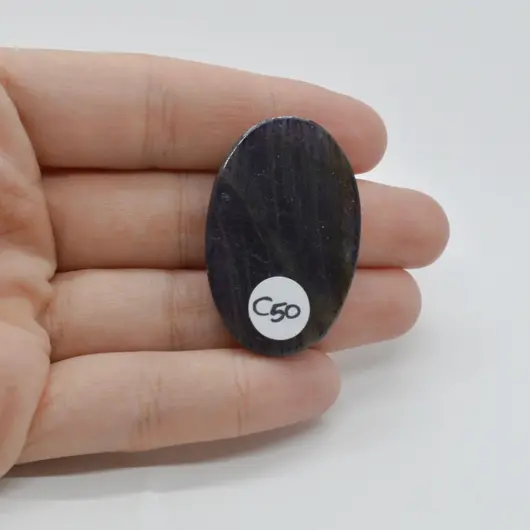 Cabochon Iolith Sun Stone 39x25x6mm C50, imagine 2