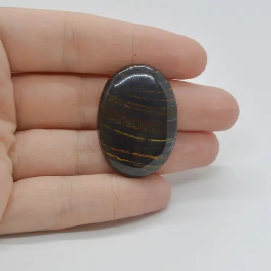 Cabochon Iron Tiger 34x24x6mm C1