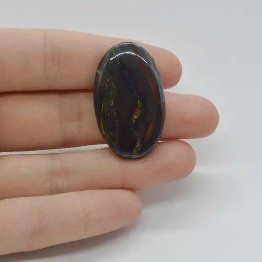 Cabochon Iron Tiger 35x21x4mm C26