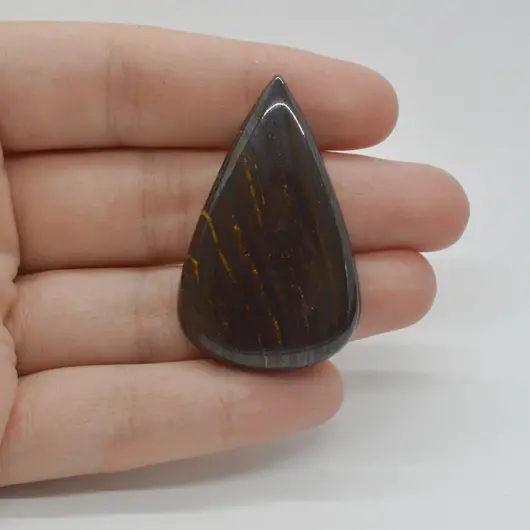 Cabochon Iron Tiger 43x27x7mm C51