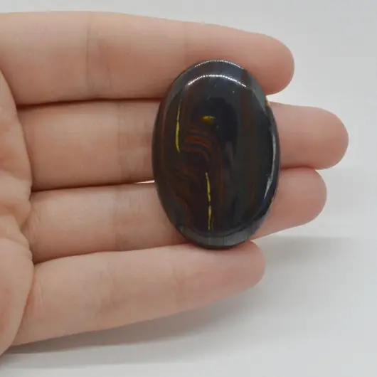 Cabochon Iron Tiger 39x27x6mm C72