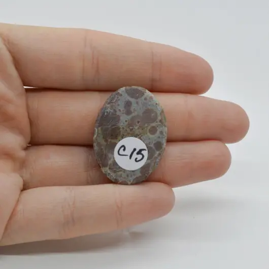Cabochon Jasp Asteroid 30x22x5mm C15, imagine 2