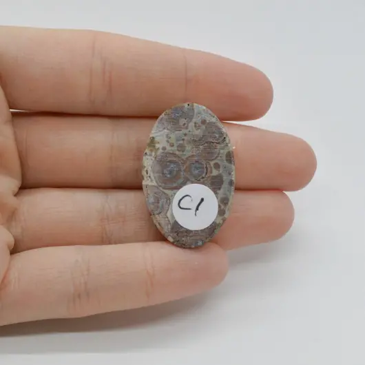 Cabochon Jasp Asteroid 32x20x7mm C1, imagine 2