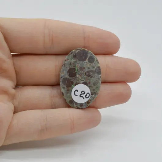 Cabochon Jasp Asteroid 32x22x4mm C20, imagine 2