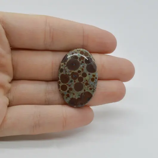 Cabochon Jasp Asteroid 32x22x4mm C20