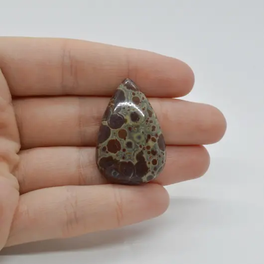 Cabochon Jasp Asteroid 34x22x7mm C18