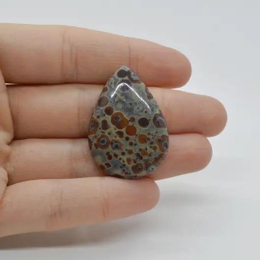 Cabochon Jasp Asteroid 35x25x6mm C23